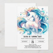 Barnyard Printable Horse Birthday Einladung (Vorne/Hinten)