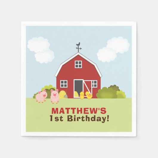 Barnyard Serviette (Vorderseite)