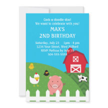 Barnyard-Tier-Geburtstag