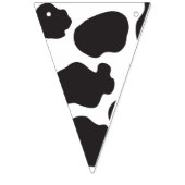 Barnyard-Tier - Kuh-Muster - wilder Westen - Wimpelkette (Zweite Fahne)