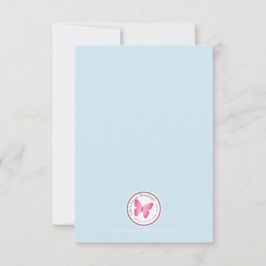 Barnyard Vielen Dank Einladung (Rückseite)