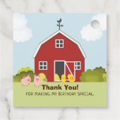 Barnyard Vielen Dank Geschenkanhänger (Rückseite)