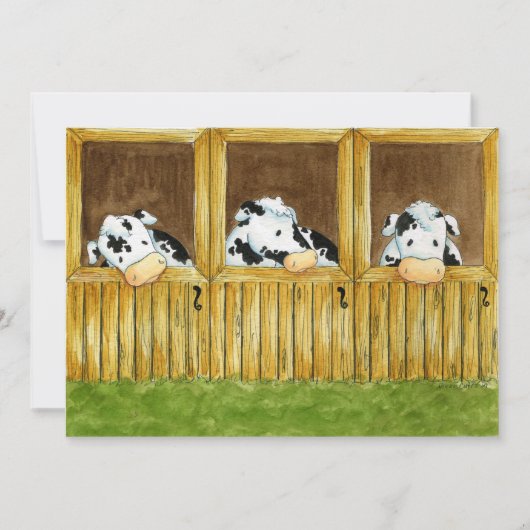 Barnyard-Weinstock-Einladung Einladung (Vorderseite)