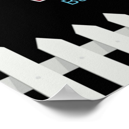 Barnyard Welcome Birthday Poster (Ecke)