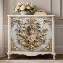 Barock Angel Cherub Decoupage