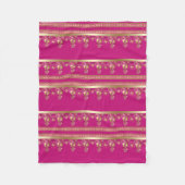 Barock-Arabic Fleecedecke (Vorderseite)