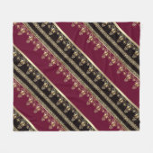 Barock-Arabic Fleecedecke (Vorderseite (Horizontal))