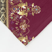 Barock-Arabic Fleecedecke (Ecke)