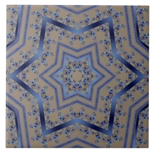Barock-Arabic Fliese (Vorderseite)