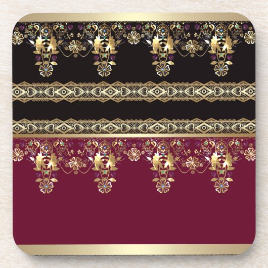 Barock-Arabic Getränkeuntersetzer (Vorderseite)
