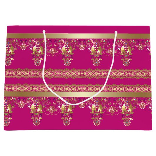 Barock-Arabic Große Geschenktüte (Vorderseite)
