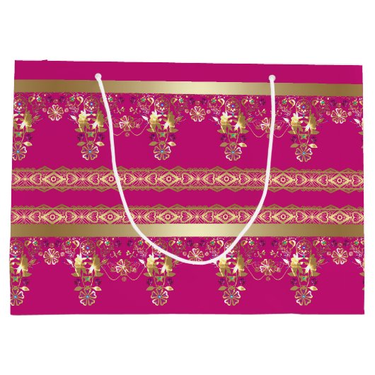 Barock-Arabic Große Geschenktüte (Rückseite)