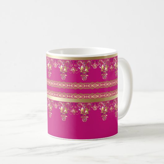 Barock-Arabic Kaffeetasse (VorderseiteRechts)