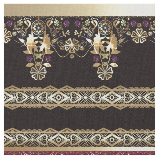 Barock-Arabic Stoff (Nahaufnahme)