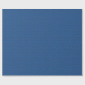 Barock Blühte Blue Design Geschenkpapier (Flach)