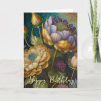 Barock-Blumen-Geburtstag