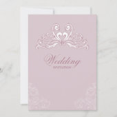 Barock Classic Hochzeitseinladung Einladung (Vorderseite)