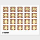 Barock Design Personalisierte Aufkleber (Blatt)