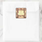 Barock Design Personalisierte Aufkleber (Tasche)