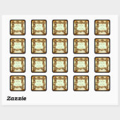 Barock Design Personalisierte Aufkleber (Blatt)