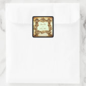 Barock Design Personalisierte Aufkleber (Tasche)