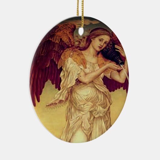 Barock-Engel-Geschenke 2023 Keramik Ornament (Rechts)