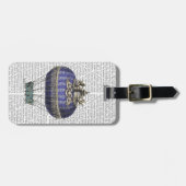 Barock-Fantasieballon 5 Gepäckanhänger (Vorderseite horizontal)