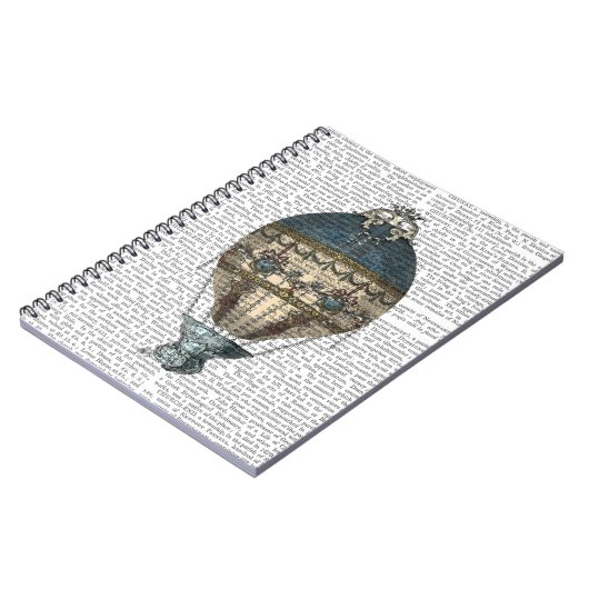 Barock Fantasy Ballon 2 2 Notizblock (Linke Seite)