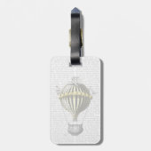 Barock Fantasy Ballon 3 Gepäckanhänger (Rückseite vertikal)