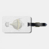 Barock Fantasy Ballon 3 Gepäckanhänger (Rückseite horizontal)