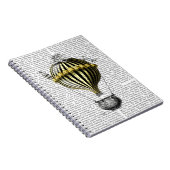 Barock Fantasy Ballon 3 Notizblock (Rechte Seite)