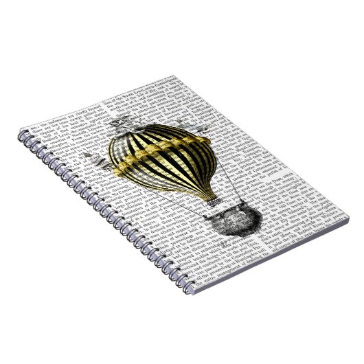 Barock Fantasy Ballon 3 Notizblock (Rechte Seite)