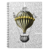 Barock Fantasy Ballon 3 Notizblock (Vorderseite)