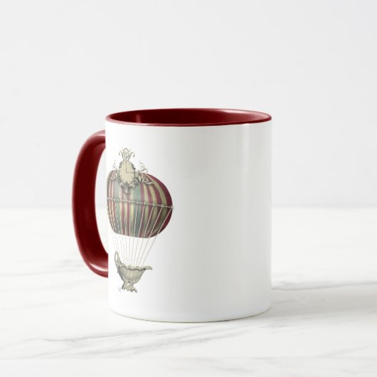 Barock Fantasy Ballon 4 Tasse (Vorderseite Links)