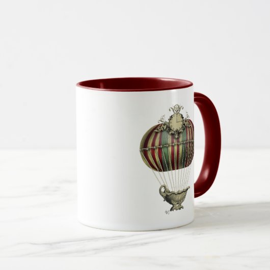 Barock Fantasy Ballon 4 Tasse (VorderseiteRechts)