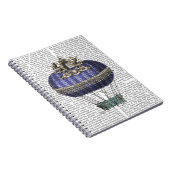 Barock Fantasy Ballon 5 Notizblock (Rechte Seite)
