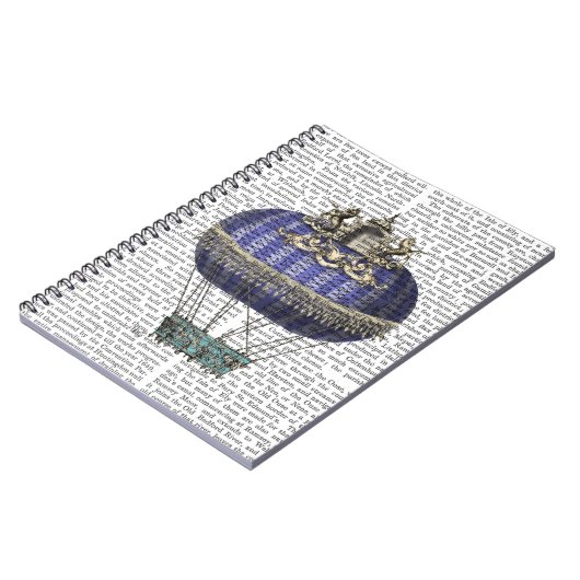 Barock Fantasy Ballon 5 Notizblock (Linke Seite)