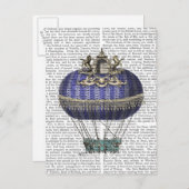 Barock Fantasy Ballon 5 Postkarte (Vorne/Hinten)