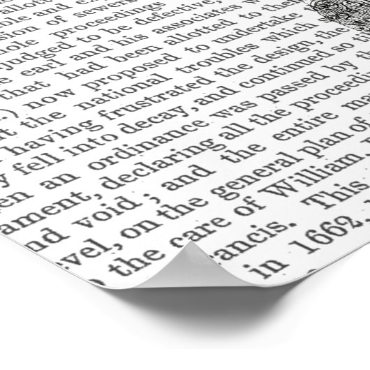 Barock Fantasy Balloon Poster (Ecke)