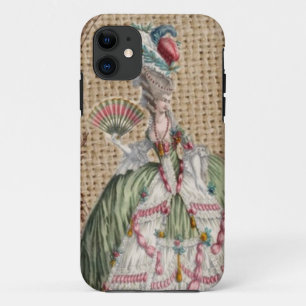 Barock-Franzosen-Burlap Marie Antoinette Case-Mate iPhone Hülle