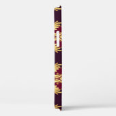 Barock Gold Sconce Magenta Muster Case-Mate iPhone Hülle (Rückseite / Rechts)