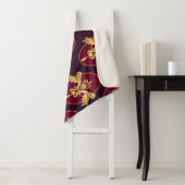 Barock Gold Sconce Magenta Muster Sherpadecke (Beispiel)