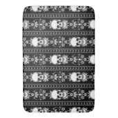 Barock-Gothic-Schädelstreifen Badematte (Vorderseite Vertikal)