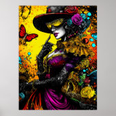 Barock Gotisch Elegance - Geheimnisvolles Viktoria Poster (Vorne)