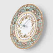 Barock Große Wanduhr (Winkel)
