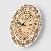 Barock Große Wanduhr (Winkel)