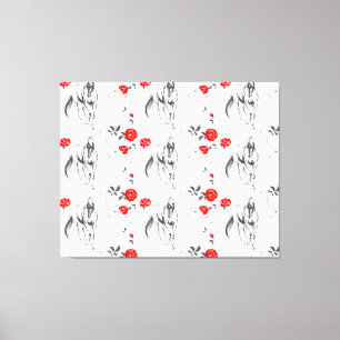 Barock Horse Canvas Print Leinwanddruck