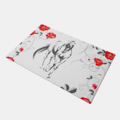 Barock Horse Doormat Fußmatte (Schrägansicht)