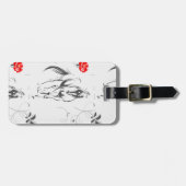 Barock Horse-Gepäckmarke Gepäckanhänger (Vorderseite horizontal)