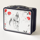 Barock Horse Lunchbox (Vorderseite)